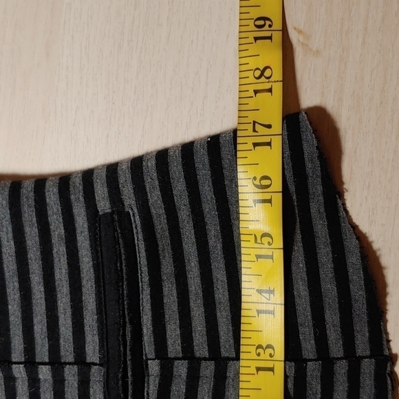 RINASCIMENTO Black and gray stripe one button blazer jacket - Picture 9 of 13